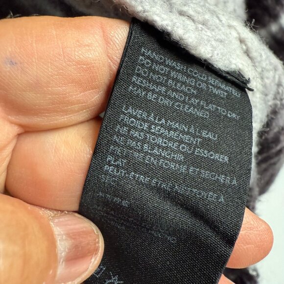 Anthropologie Avalon Tie-Dye Knit Cardigan Sweater Small Gray Cozy Winter - Picture 7 of 11